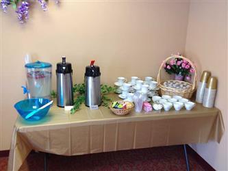 Coffee Set Up - Table