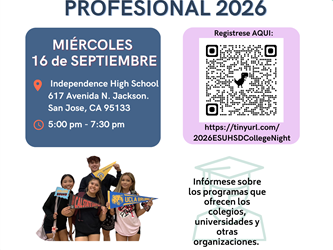 Spanish - 2026 College Night Flyer