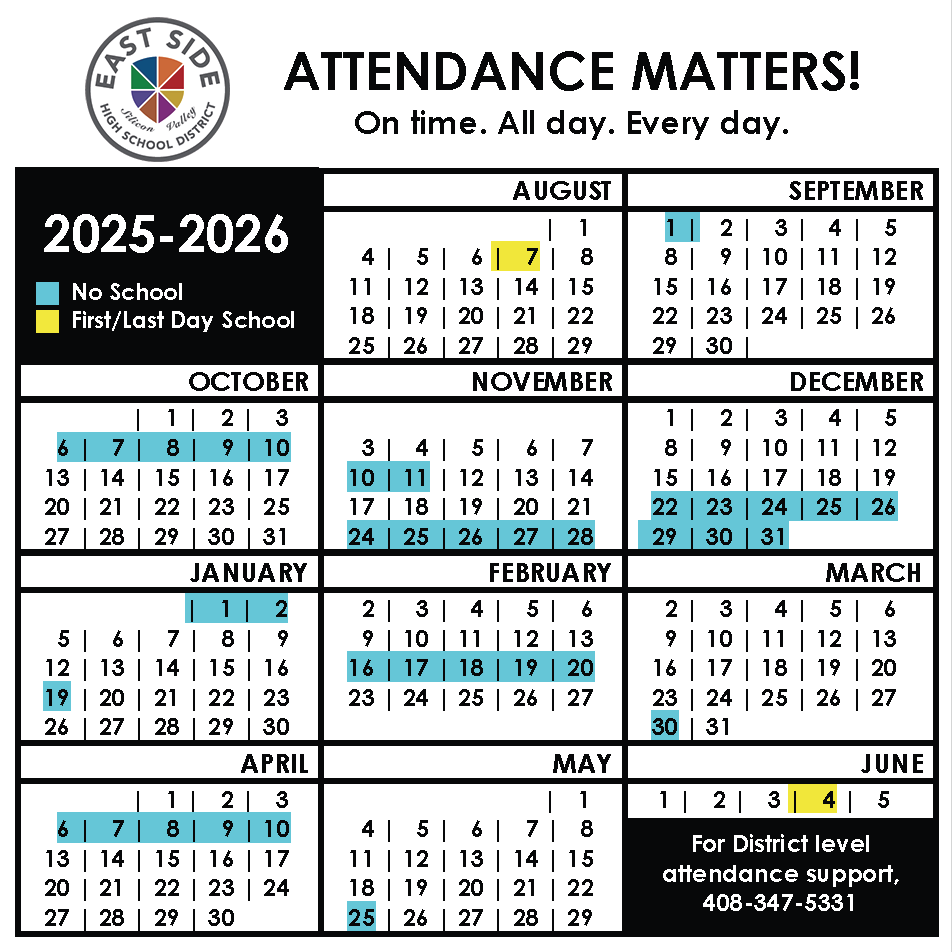 Attendance Matters. On Time. All Day. Every Day.