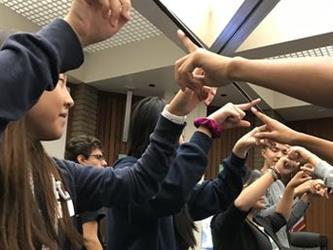 Student Governing Board/Assembly Group participating in a group activity