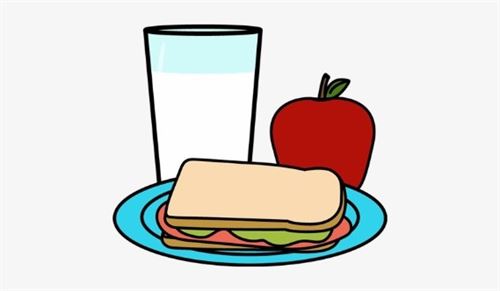 glass and sandwich and apple